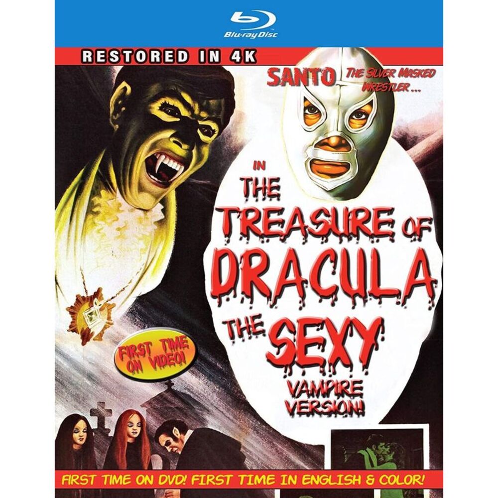 Santo in the Treasure of Dracula (The Sexy Vampire)  BLU-RAY